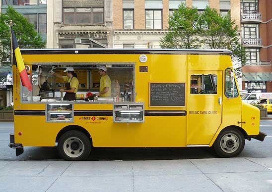 El éxito de la comida sobre ruedas en Nueva York. Food trucks El éxito de la comida sobre ruedas en Nueva York. Food trucks