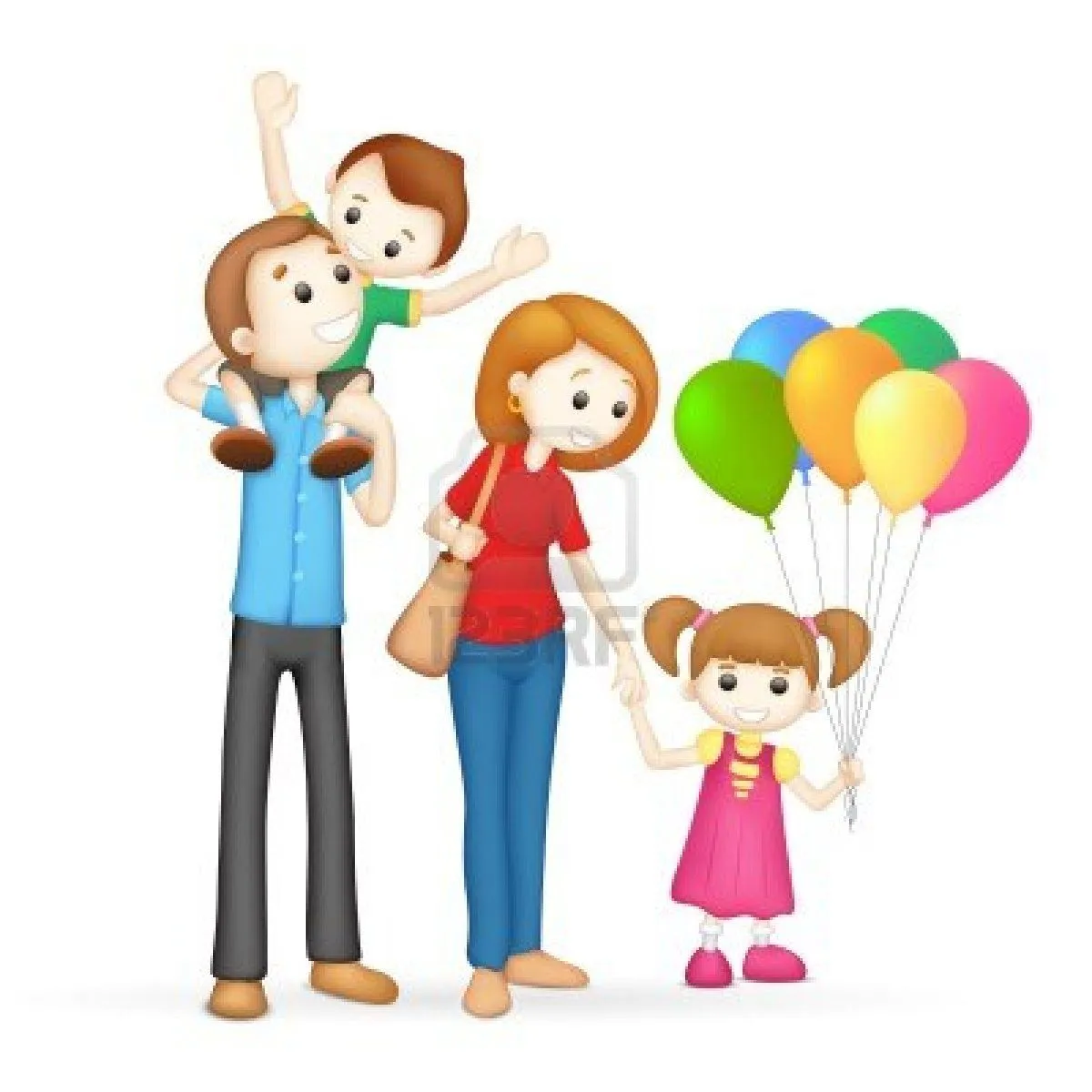 Familia nuclear y extensa para colorear - Imagui