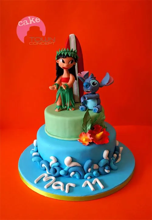Experimento 626, o lo que viene siendo un Lilo & Stitch Cake ... Experimento 626, o lo que viene siendo un Lilo & Stitch Cake ...