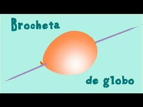 Experimentos para niños. Brocheta de globo - YouTube Experimentos para niños. Brocheta de globo - YouTube