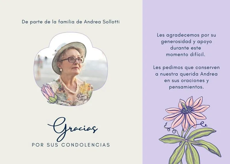 Explorá nuestras plantillas de tarjetas de condolencias gratuitas | Canva