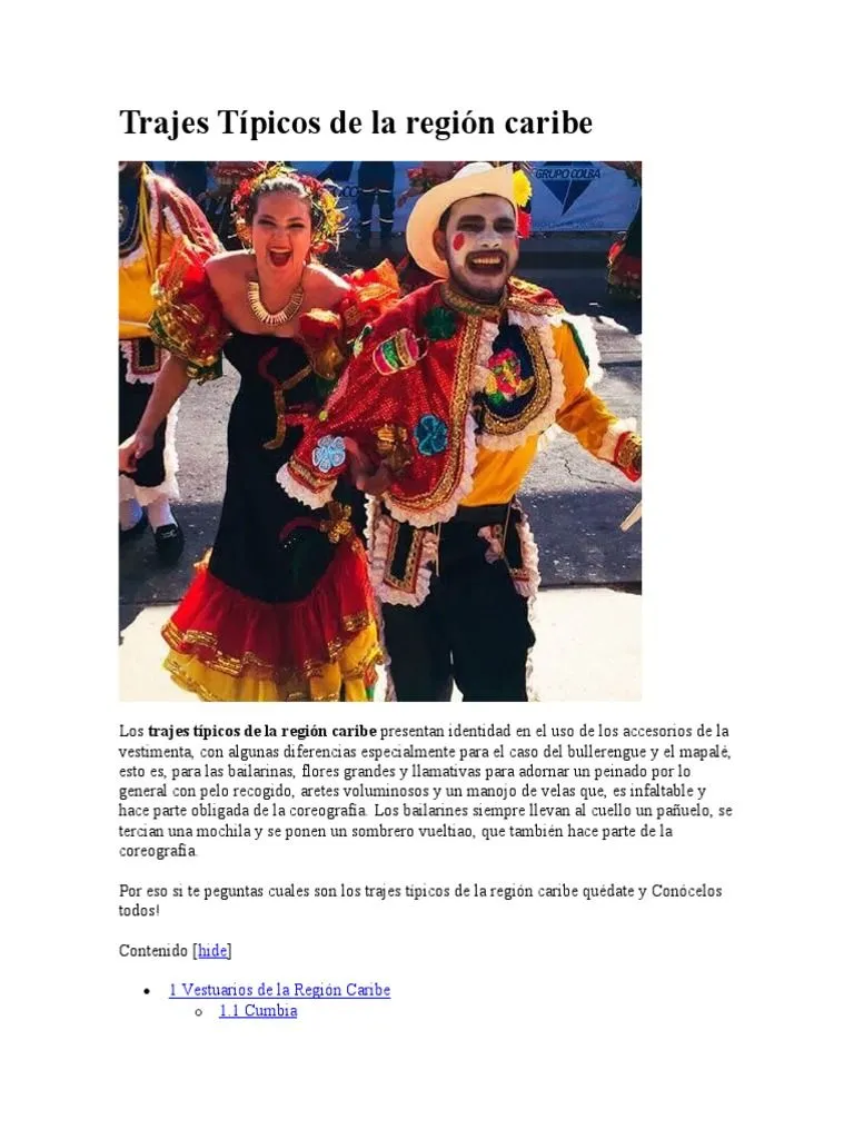 Exposicion Folclor y Traje Tipico Del Caribe | PDF | Ropa | Camisa Exposicion Folclor y Traje Tipico Del Caribe | PDF | Ropa | Camisa