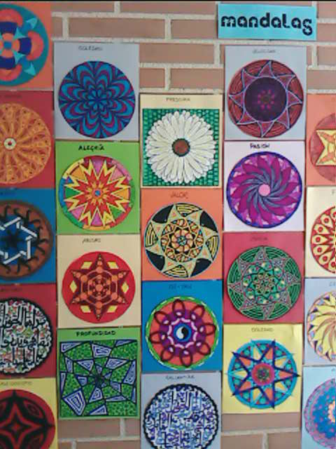 Mandalas coloreados para imprimir - Imagui