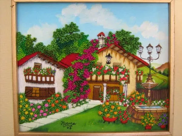 Cuadros de tejido - Imagui