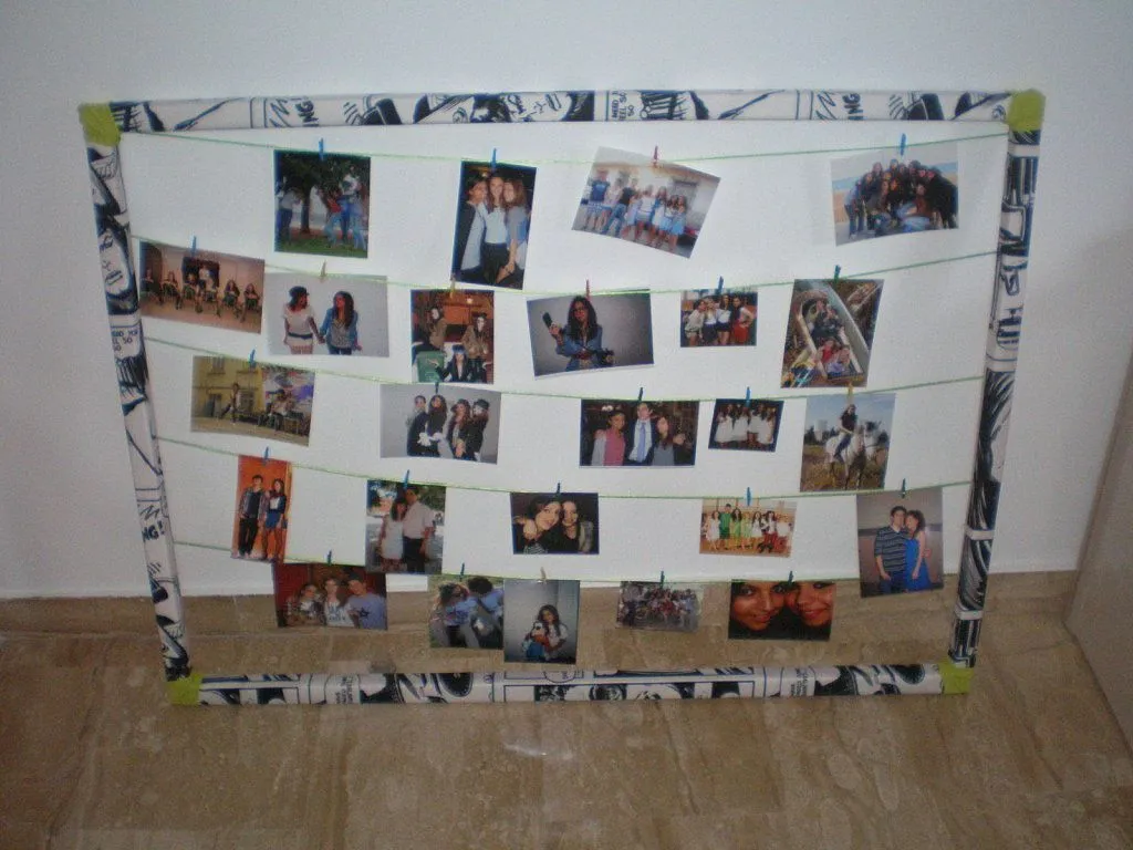 Expositor de fotos para un dormitorio juvenil .Paso a paso .DIY ...