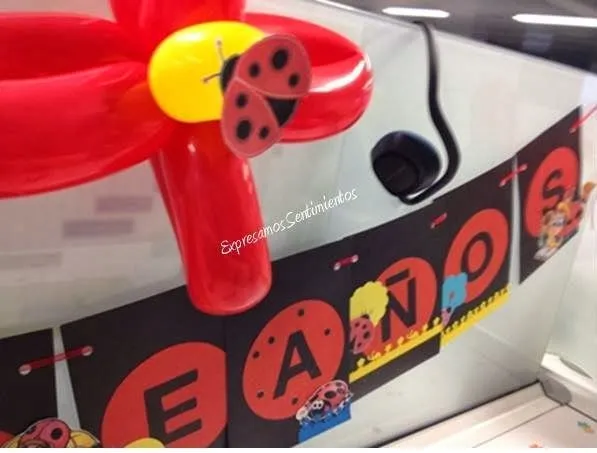 Expresamos Sentimientos: Guirnalda Ladybug