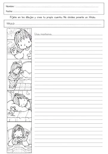 EXPRESION ESCRITA PARA IMPRIMIR | infantil 2.0
