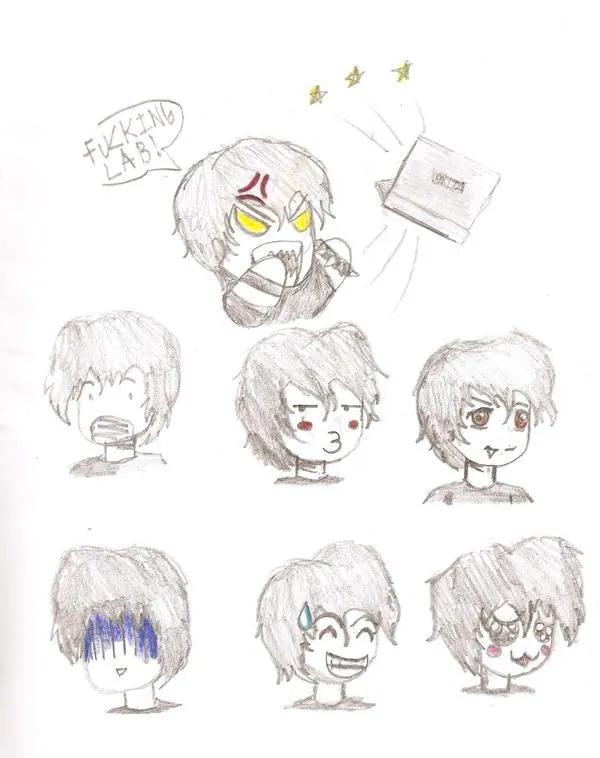 Expresiones chibis - Imagui