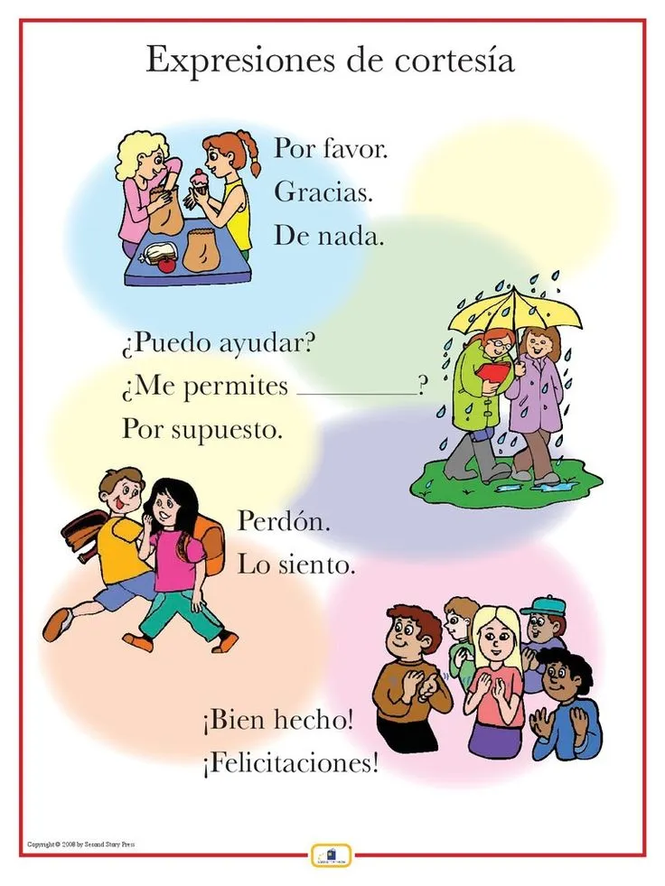 Expresiones de cortesia -- FREE to print | Teaching - Spanish Immersi… Expresiones de cortesia -- FREE to print | Teaching - Spanish Immersi…