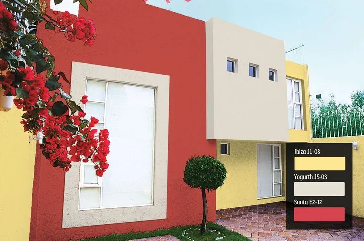 Comex Colores vibrantes para tu fachada. | Exteriores | Pinterest