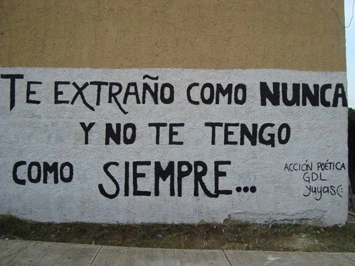 te extraño... | Accion poetica | Pinterest