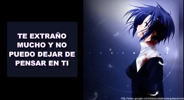 Te extraño anime - Imagui