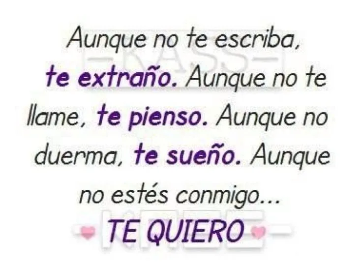 Te extrano | Frases | Pinterest | Te Amo