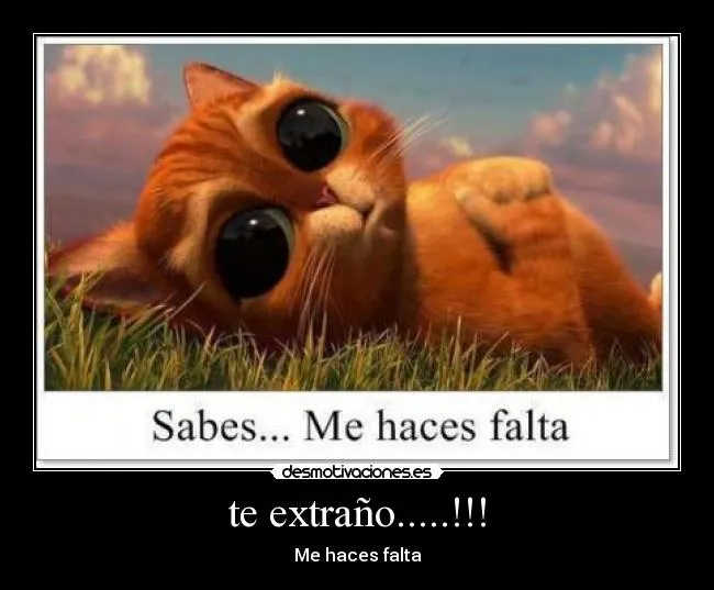 te extraño.....!!! | Desmotivaciones