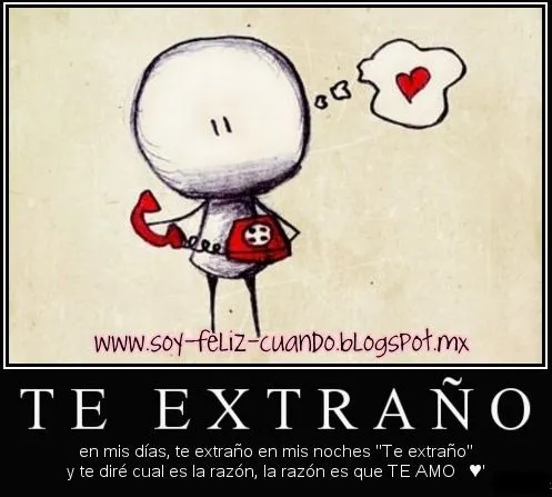 Te extraño… | ilovekar