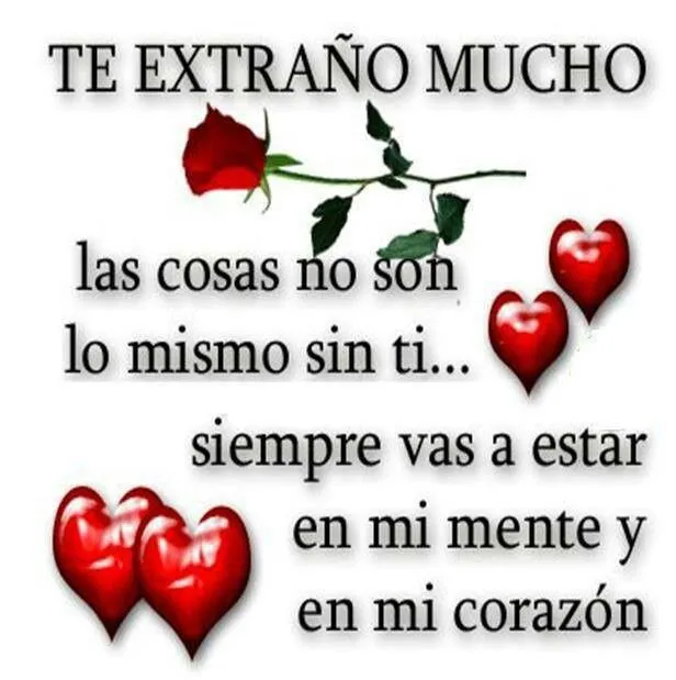 Te extraño | Poemas en Español | Pinterest | Te Amo