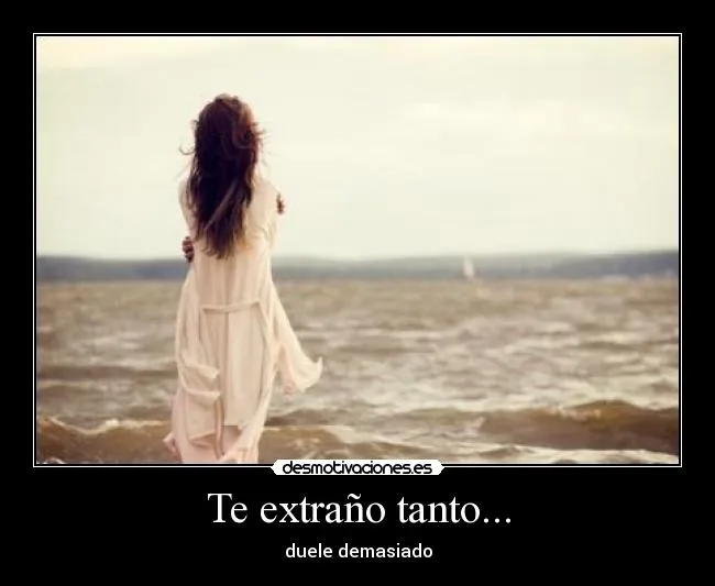 Te extraño tanto... | Desmotivaciones