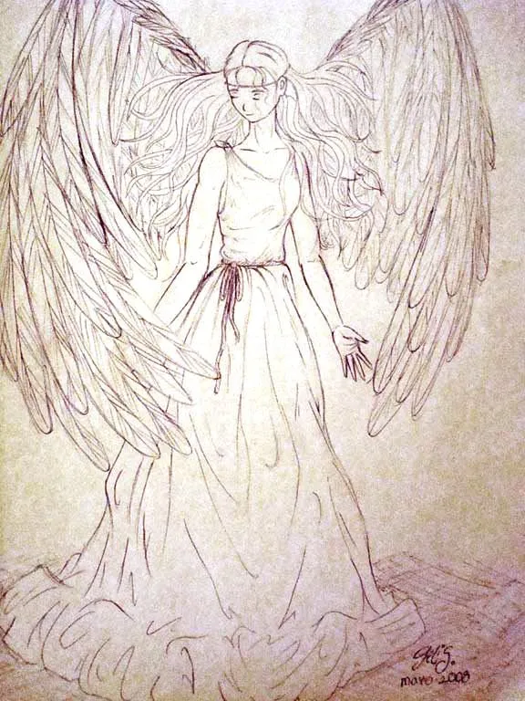 Dibujos de angeles de la guarda - Imagui