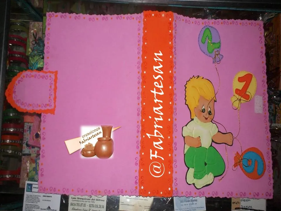 Carpeta portafolio en foami - Imagui