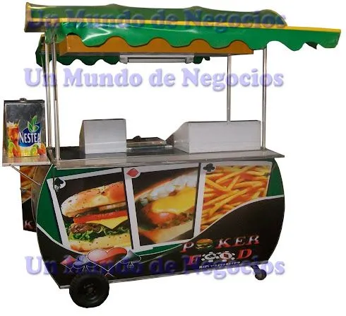 FABRICA DE CARROS DE COMIDA RAPIDA PERROS CACHAPAS AREPAS