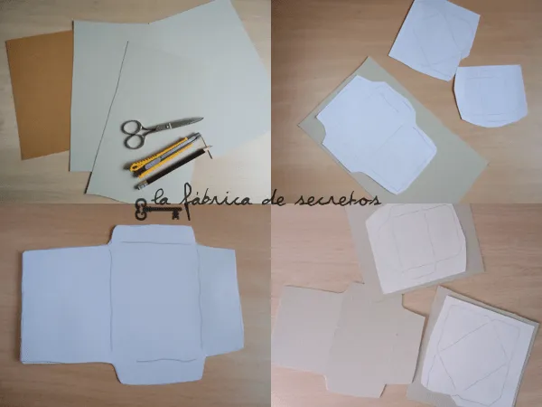 La fábrica de secretos: DIY: Plantillas para sobres La fábrica de secretos: DIY: Plantillas para sobres