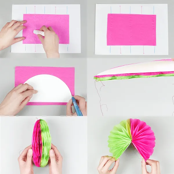 La fábrica de secretos: DIY: Pompones con papel de seda La fábrica de secretos: DIY: Pompones con papel de seda