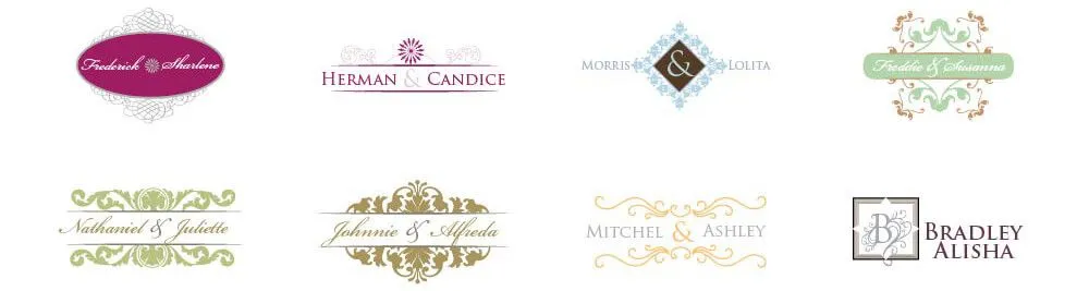 Fabricante de Monogramas para Bodas Gratuito de DesignMantic.com Fabricante de Monogramas para Bodas Gratuito de DesignMantic.com