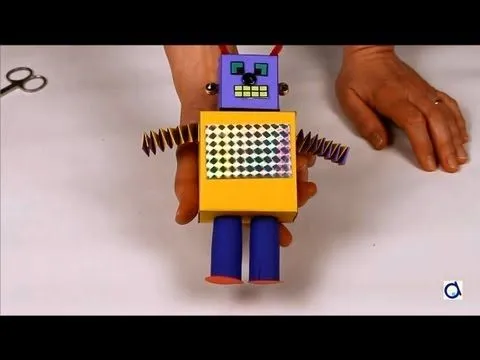Fabriquer un robot en carton - YouTube