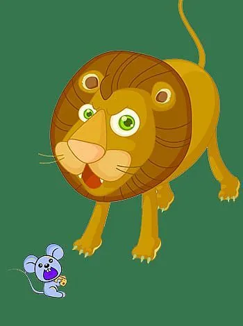 Fábulas para niños: El león y el ratón