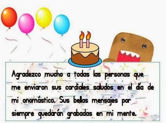 Fabulosas palabras de agradecimiento de cumpleaños ~ Frases de ...