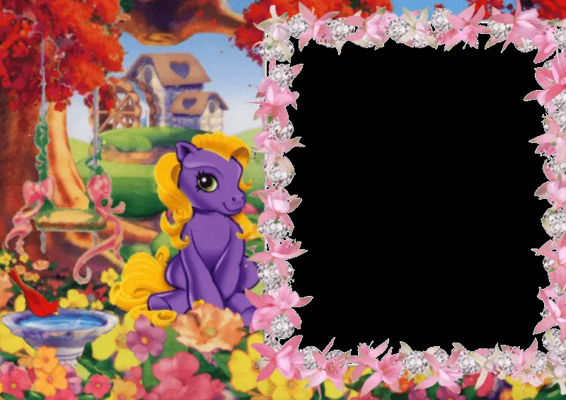 8 Fabulosos Marcos para Fotos en Png de My Little Pony. ~ Marcos ...