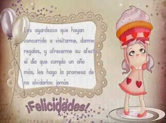 Fabulosos mensajes para agradecer saludos de cumple ~ Frases de ... Fabulosos mensajes para agradecer saludos de cumple ~ Frases de ...
