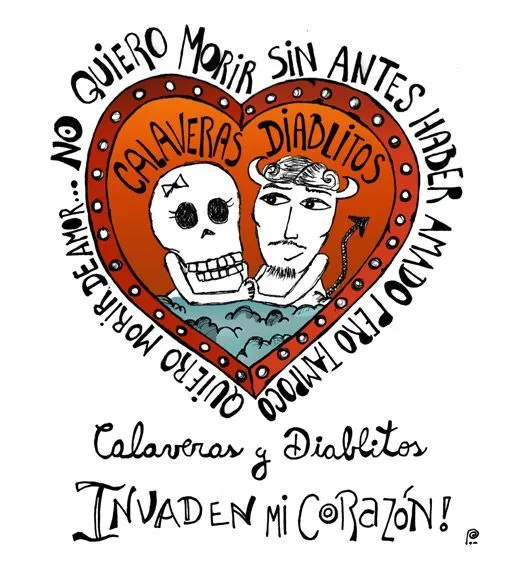 FabulososCadillacs #Frases #Ilustración #Calaveras #Diablitos ...