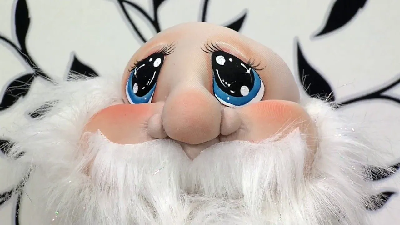Como Hacer Facciones para Rostro de Papa Noel- HomeArtTv por Juan Gonzalo  Angel - YouTube