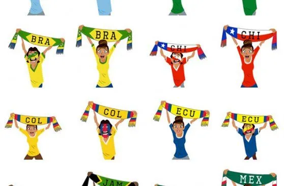 Facebook lanzó stickers animados para la Copa América 2015 ... Facebook lanzó stickers animados para la Copa América 2015 ...