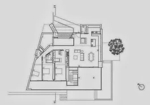 Fachada y planos de una casa moderna frente al mar | Construye Hogar Fachada y planos de una casa moderna frente al mar | Construye Hogar