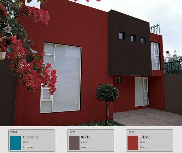 Una fachada vibrante y diferente. #Hogar #Tips #Consejos #México ... Una fachada vibrante y diferente. #Hogar #Tips #Consejos #México ...