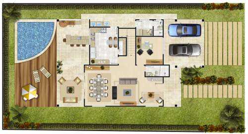 Fachadas de casas de campo: Modelos, Fotos