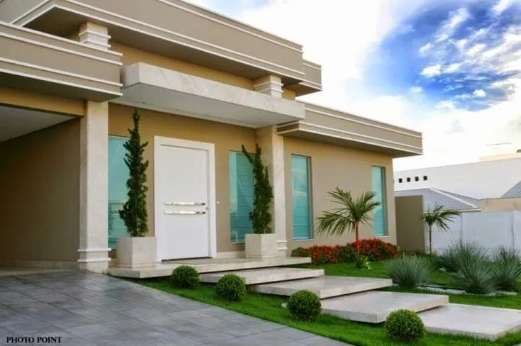 Fachadas de casas com escadas na frente - veja entradas lindas e ... Fachadas de casas com escadas na frente - veja entradas lindas e ...
