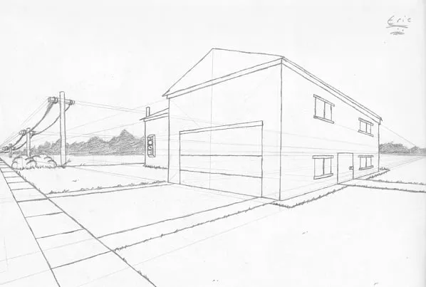 Fachadas de casas dibujo técnico | Arkiplus Fachadas de casas dibujo técnico | Arkiplus