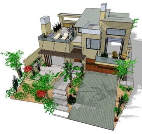 planos de casas grandes modernas » Planos de Casas Gratis