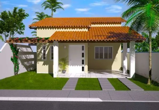 FACHADAS DE CASAS SIMPLES: 50 Dicas e Fotos!