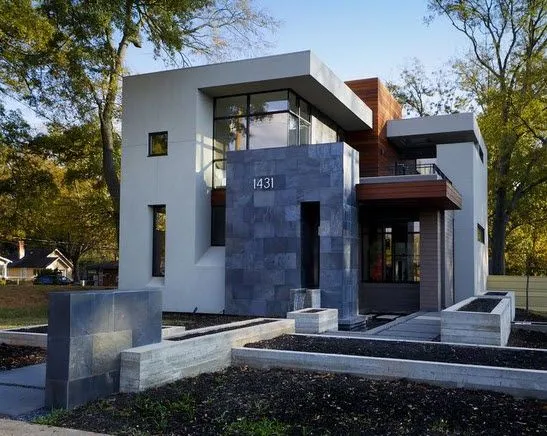 Fachadas de piedra de casas modernas [Fotos de fachadas ...