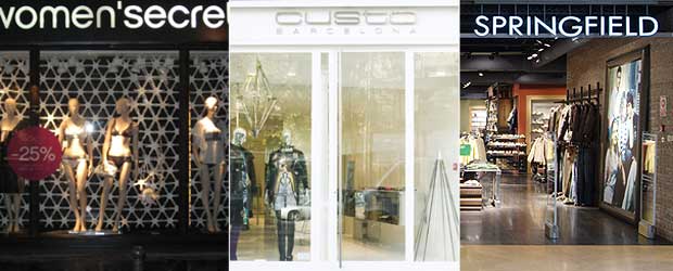 Fachadas de tiendas de Women'secret, Custo y Springfield en París ... Fachadas de tiendas de Women'secret, Custo y Springfield en París ...