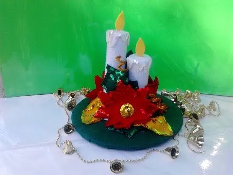 Facil centro de mesa navideño hecho con fieltro - فيسبوكات Facil centro de mesa navideño hecho con fieltro - فيسبوكات