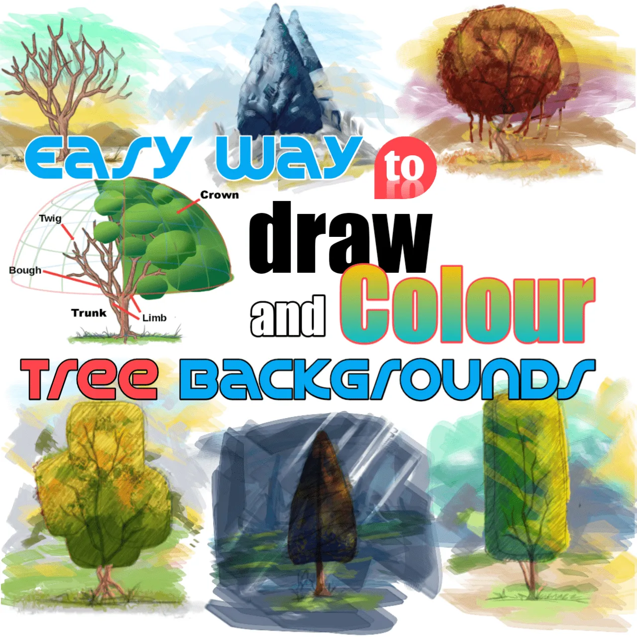 Manera fácil de dibujar y colorear el fondo del árbol. por Dannyyoung - Tutoriales en comunidad | CLIP STUDIO TIPS Manera fácil de dibujar y colorear el fondo del árbol. por Dannyyoung - Tutoriales en comunidad | CLIP STUDIO TIPS