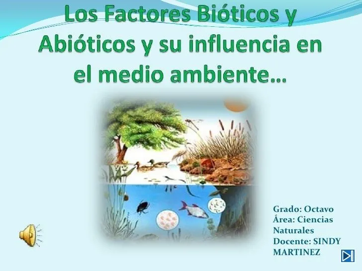 Los factores bióticos y abióticos y su influencia 1 Los factores bióticos y abióticos y su influencia 1