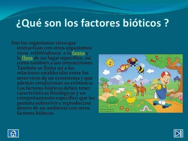 Los factores bióticos y abióticos y su influencia 1 Los factores bióticos y abióticos y su influencia 1
