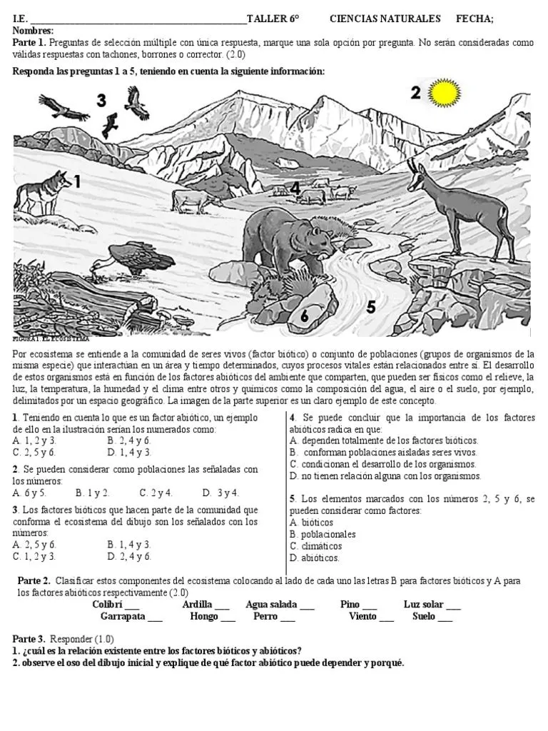 Factores Bióticos y Abióticos | PDF