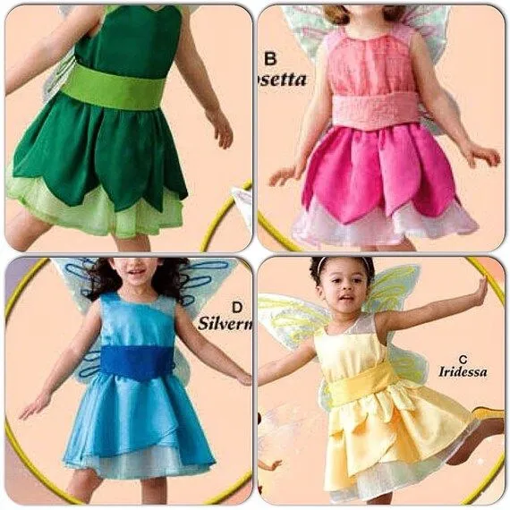 Fairy Costume Tinker Bell Rosetta Iridessa por LoopsyBaby